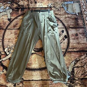 Olive Green slouch Casual Pants